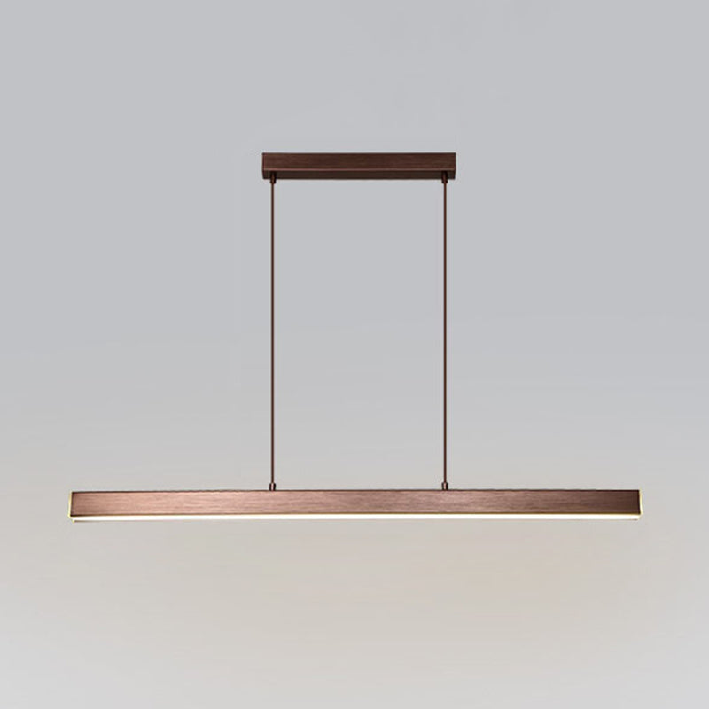 Linear Isola Lighting Acrilic Contemporary Simplicity Fishings a sospensione per il ristorante