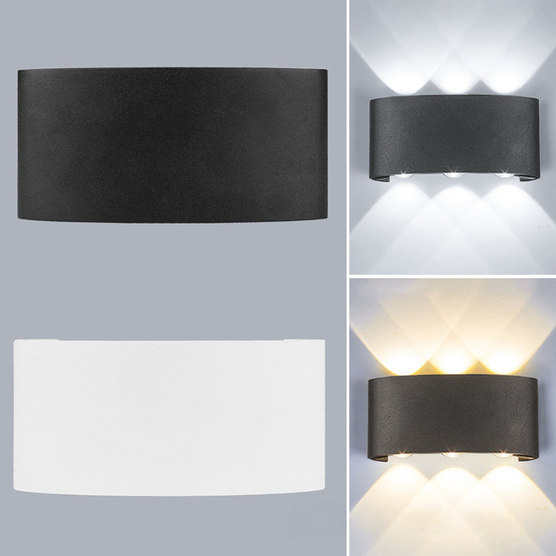 Modern Minimalist Minimalist Wall Monted Aiblowture Metal Wall Lights per soggiorno