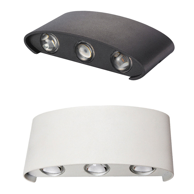 Modern Minimalist Minimalist Wall Monted Aiblowture Metal Wall Lights per soggiorno