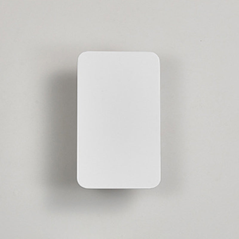 Estilo minimalista moderno rectangular arriba y abajo LED LED Splach Metal luces de apliquet