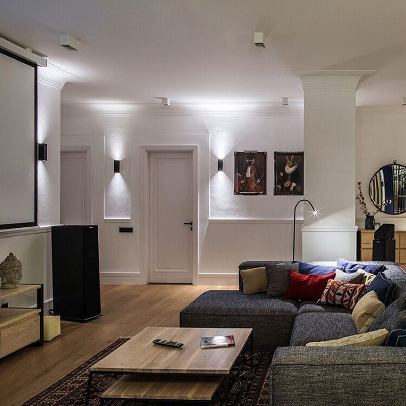 Modern Minimalist Minimalist Wall Monted Aiblowture Metal 2 Luci da parete per parete esterna