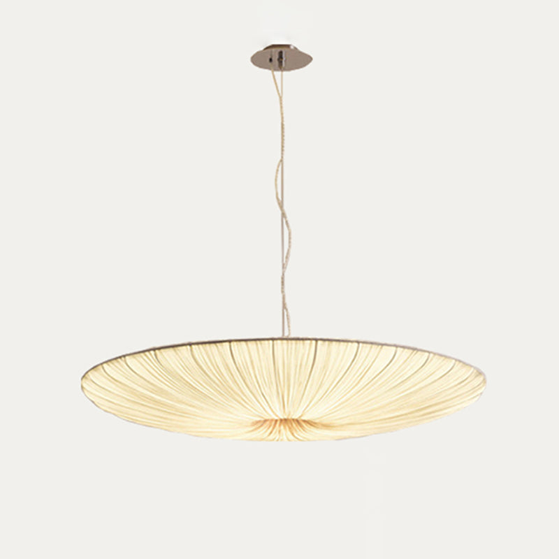 Zijderonde Suspensie Verlichtingsarmatuur Modern beige hangend licht voor woonkamer