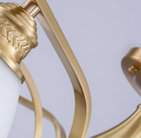 Accesorio montado en el techo de cristal mate del ópalo de la iluminación semi empotrada moderna de la sala de estar