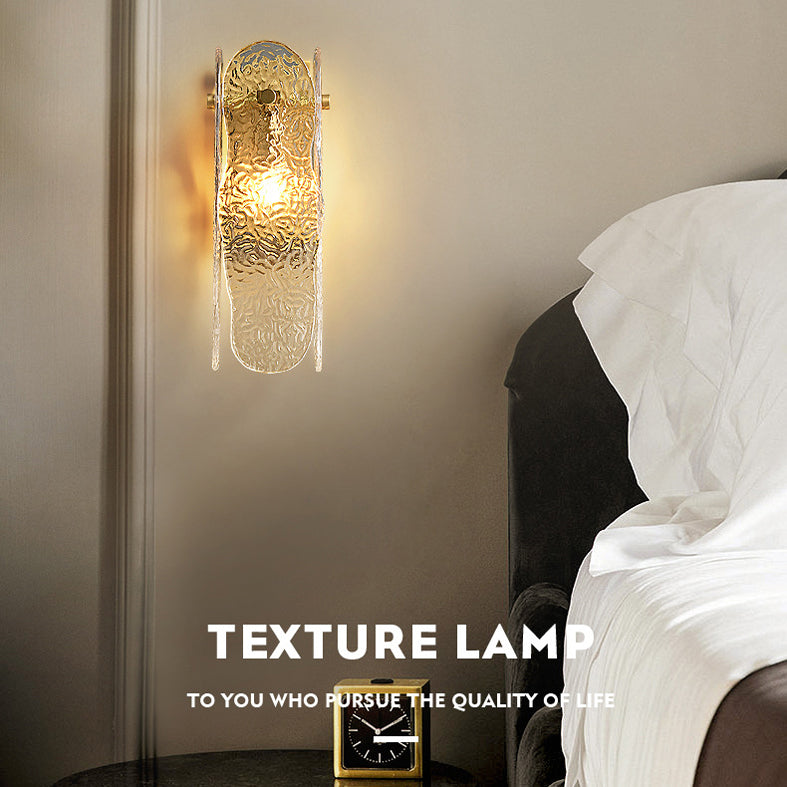 Modern Minimalist Style Sconce Light Fixtures Glass Wall Lighting for Living Room