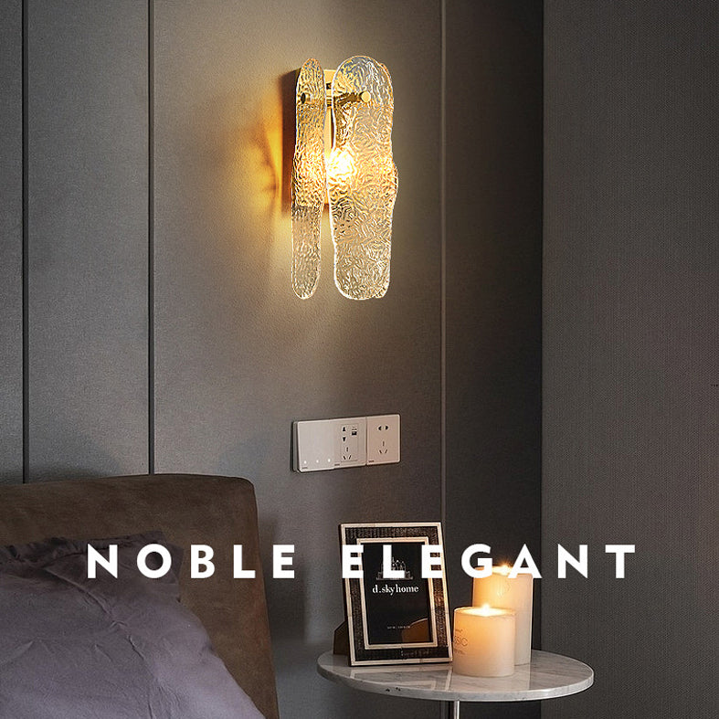 Modern Minimalist Style Sconce Light Fixtures Glass Wall Lighting for Living Room