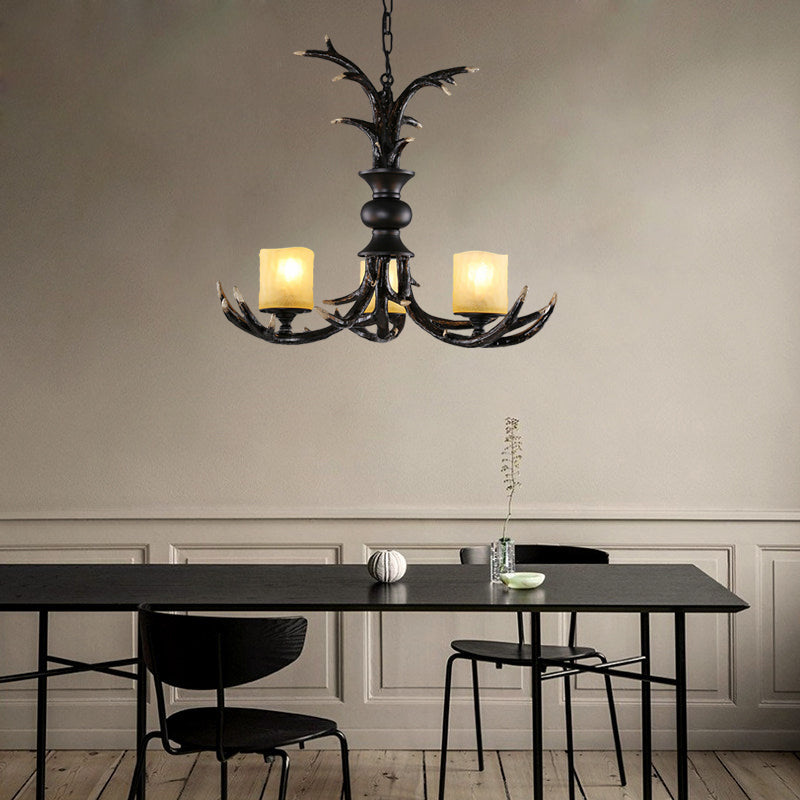 3/5 Bulbes Résine Chandelier Éclairage