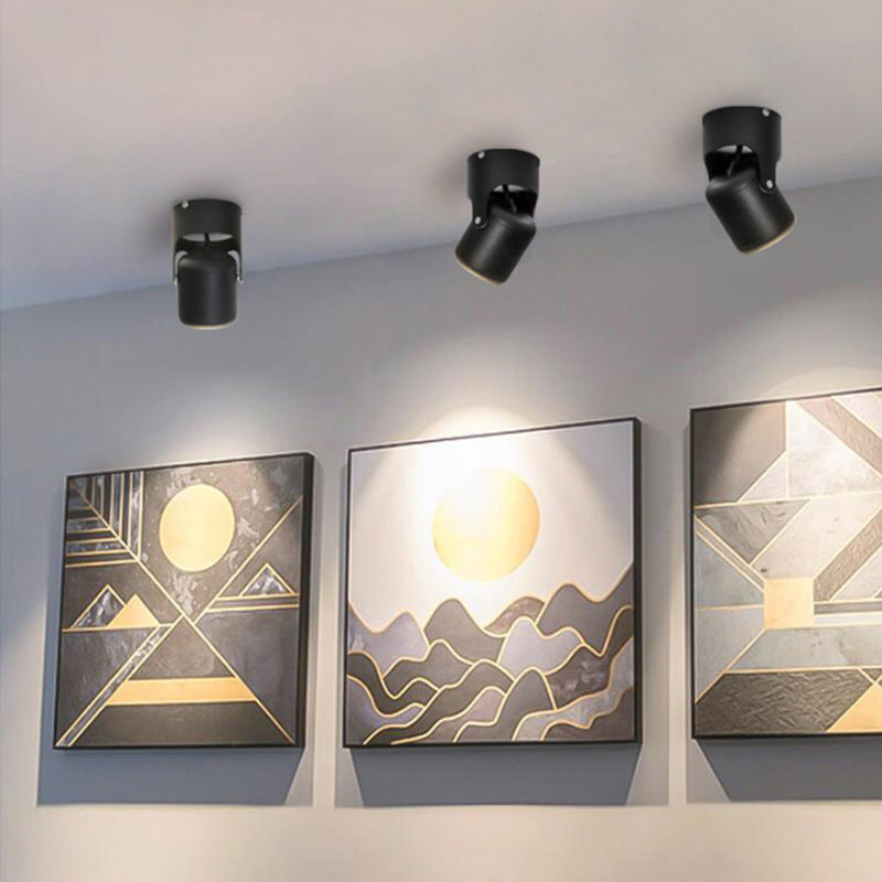 Zylindrische Galerie Spotlight Aluminium Nordic LED Downlight Flush Mount Beleuchtung