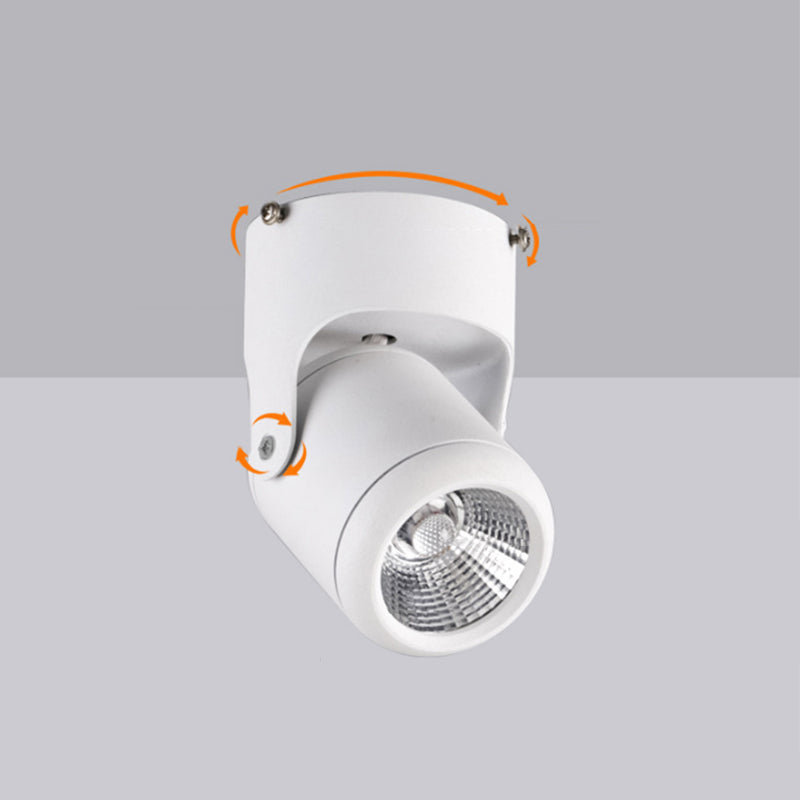 Zylindrische Galerie Spotlight Aluminium Nordic LED Downlight Flush Mount Beleuchtung