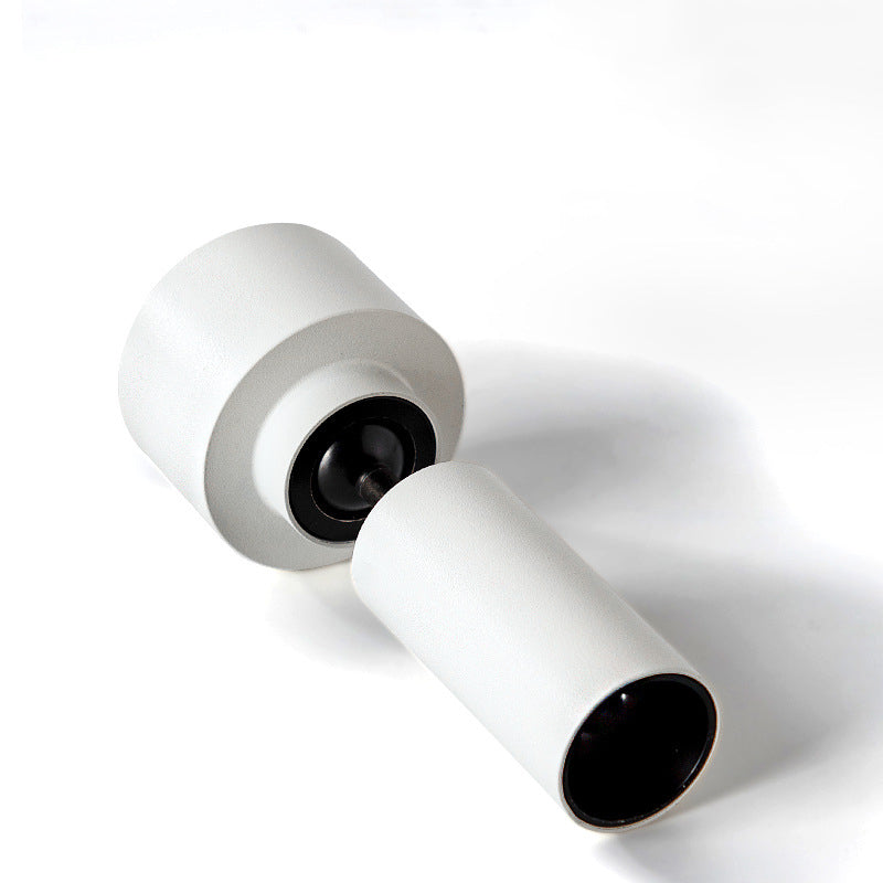 Matte White Tube Shaped Downlight Nordic LED Metal Flush Ceiling Light for Living Room