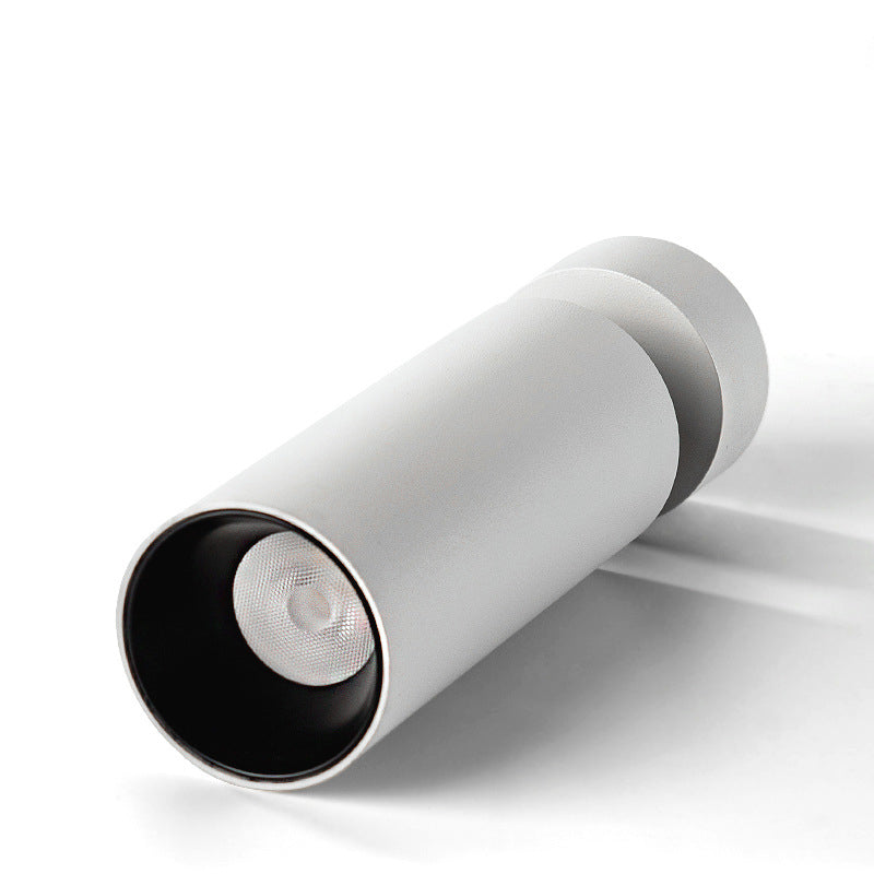 Matte weiße Röhrenförmige Downlight Nordic LED Metall Flush Deckenleuchte für Wohnzimmer