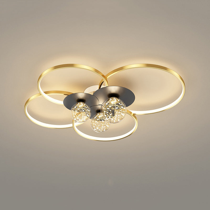 Modern Style Flushmount Light LED Circle Light Bedroom Light Restaurant Light