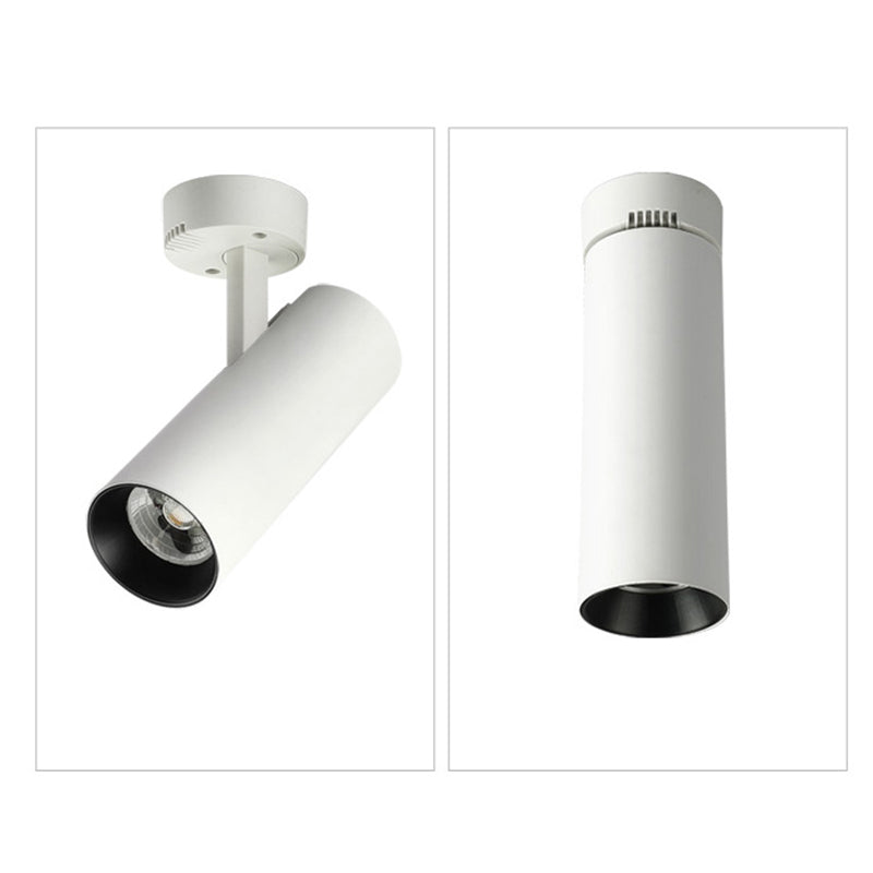 Spot lumineux tubulaire en aluminium pour salon, luminaire encastré moderne à LED