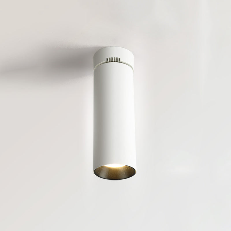 Spot lumineux tubulaire en aluminium pour salon, luminaire encastré moderne à LED