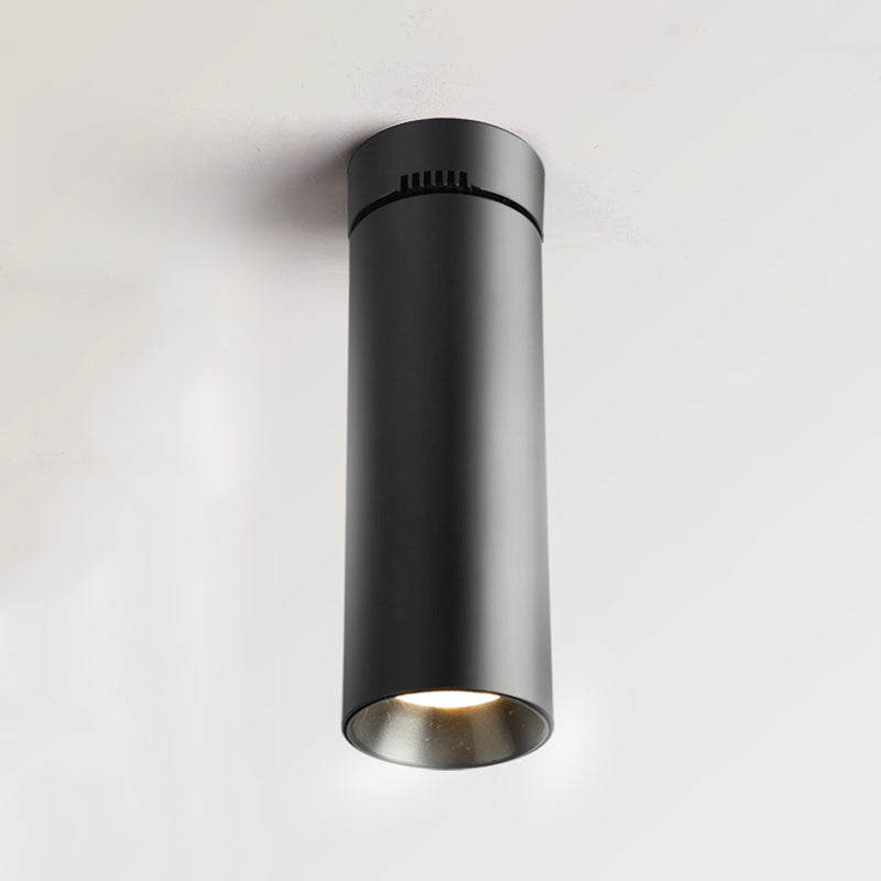 Spot lumineux tubulaire en aluminium pour salon, luminaire encastré moderne à LED