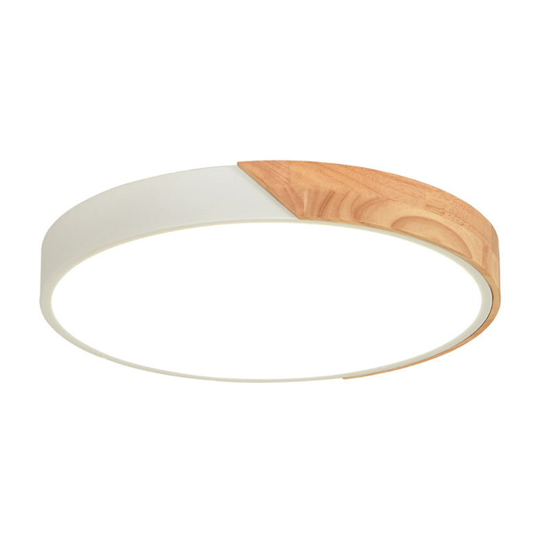 Ultra-thin Round Led Flush Mount Ceiling Light Modern Minimalist Macaron Style Aisle Bedroom Study Energy-saving Lighting