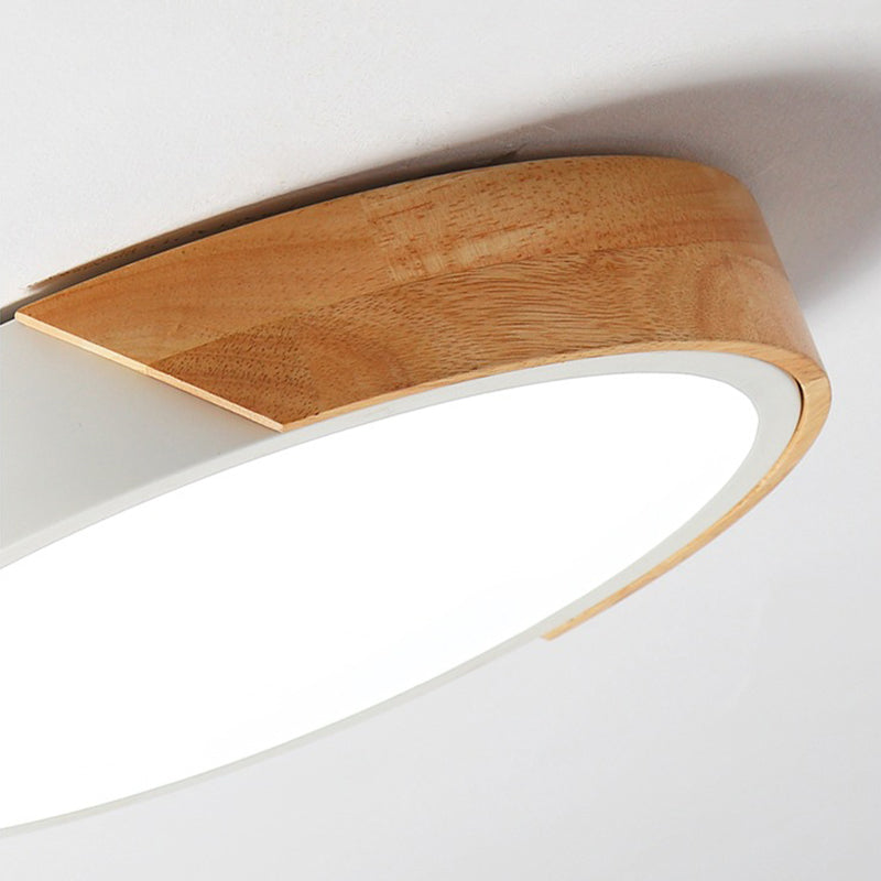 Ultra-thin Round Led Flush Mount Ceiling Light Modern Minimalist Macaron Style Aisle Bedroom Study Energy-saving Lighting