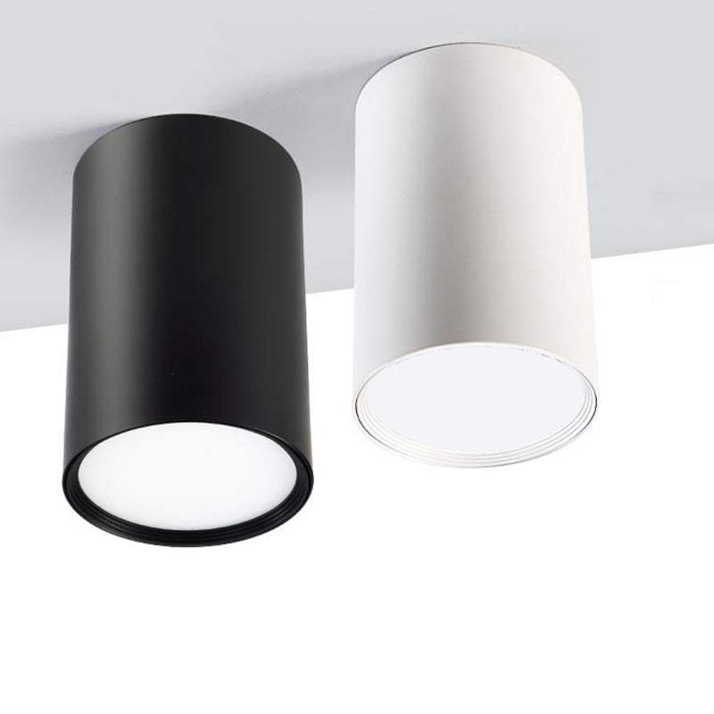 Cylindrische Kleding Shop Flush Light Metaal Minimalistische LED Flush Mount Downlight