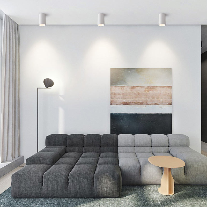 Cylindrische Kleding Shop Flush Light Metaal Minimalistische LED Flush Mount Downlight