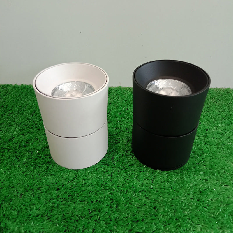 Opvouwbare metalen plafonddownlight Eenvoud LED-inbouwspot voor gang