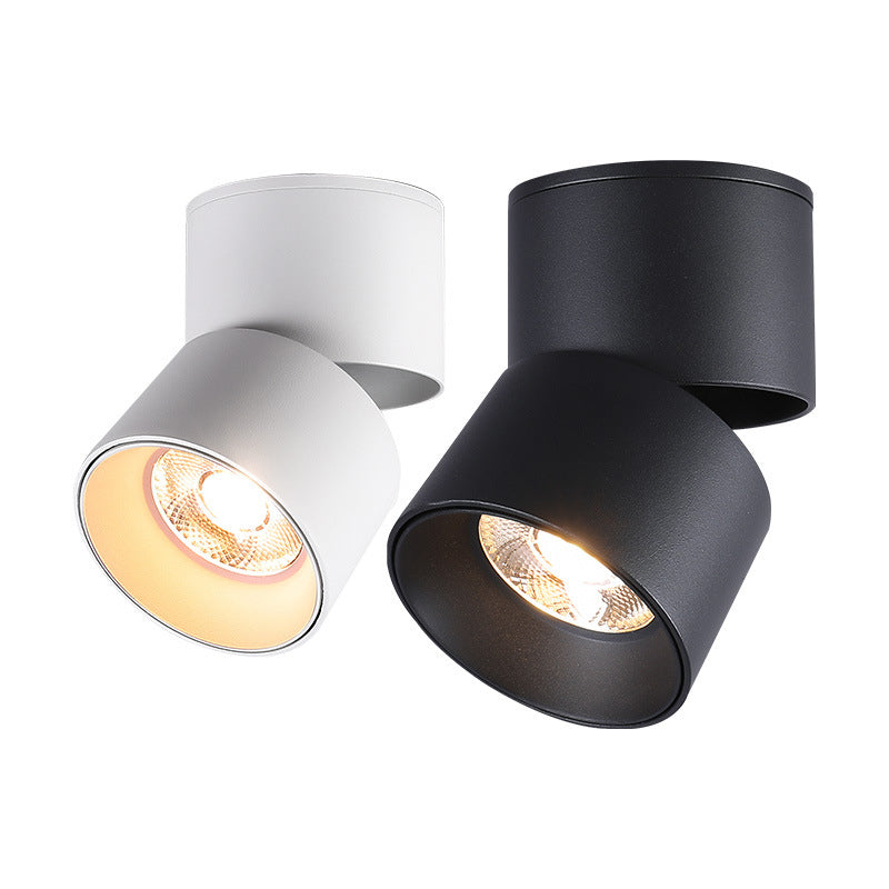 Opvouwbare metalen plafonddownlight Eenvoud LED-inbouwspot voor gang