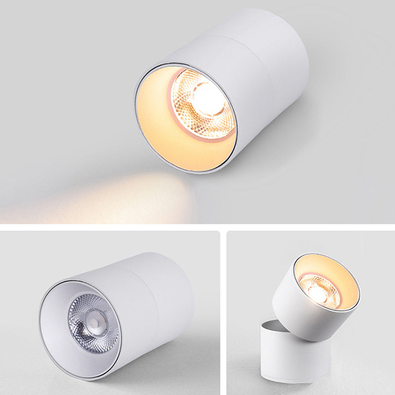 Opvouwbare metalen plafonddownlight Eenvoud LED-inbouwspot voor gang