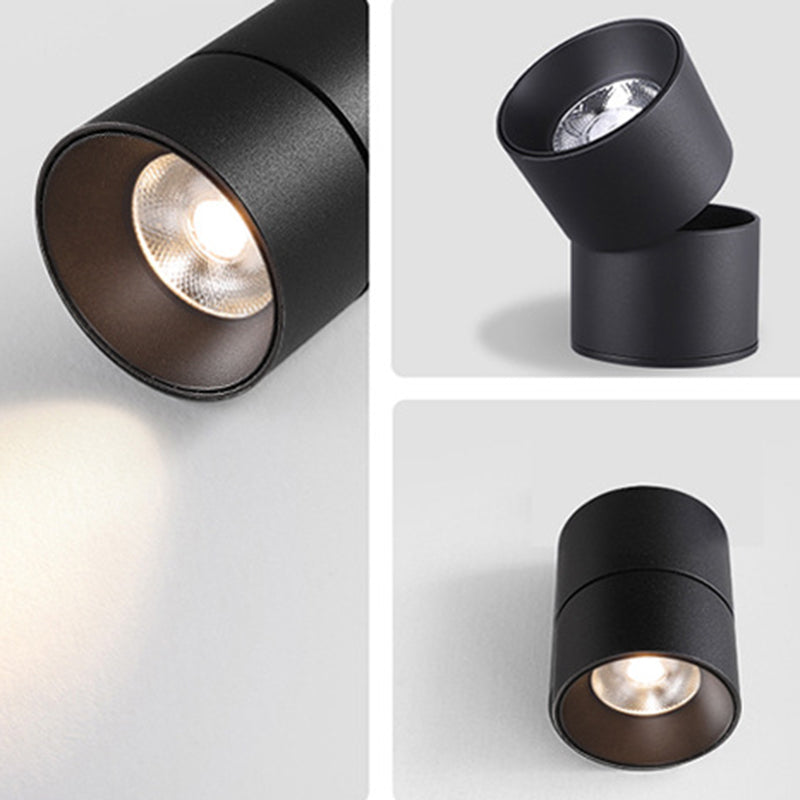 Opvouwbare metalen plafonddownlight Eenvoud LED-inbouwspot voor gang