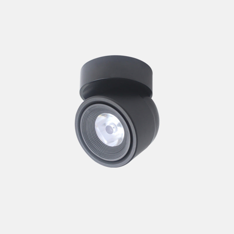 Draaibare mini-downlight Nordic metalen woonkamer LED-inbouwplafondlamp