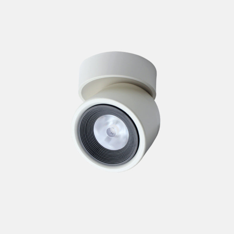 Draaibare mini-downlight Nordic metalen woonkamer LED-inbouwplafondlamp