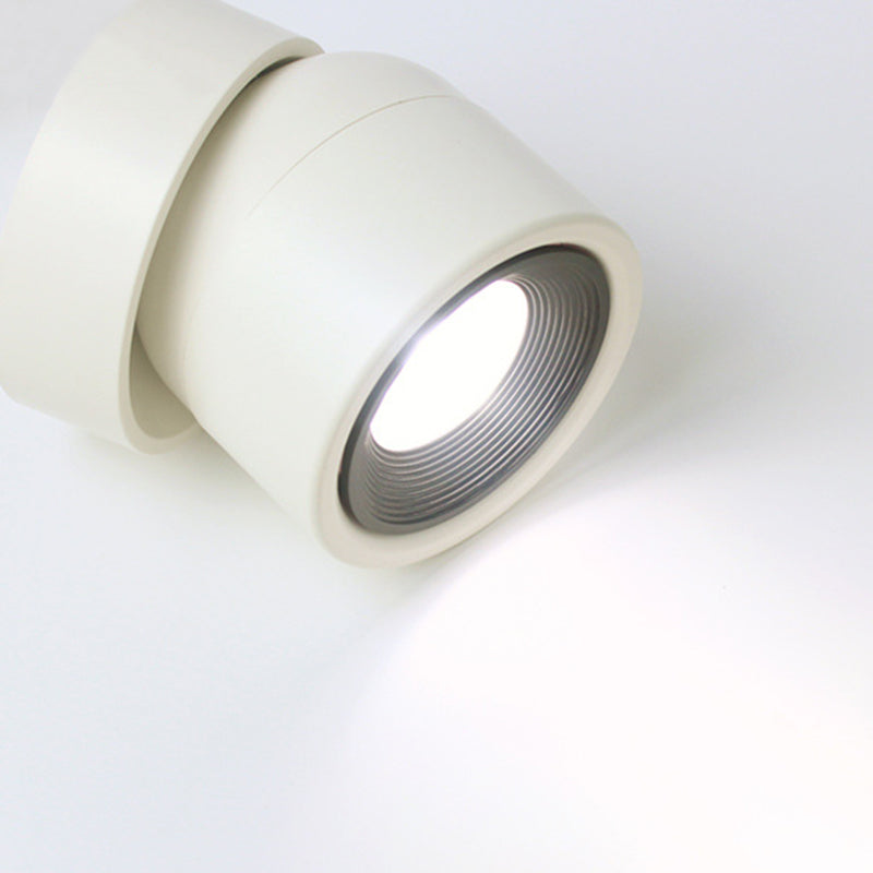 Draaibare mini-downlight Nordic metalen woonkamer LED-inbouwplafondlamp