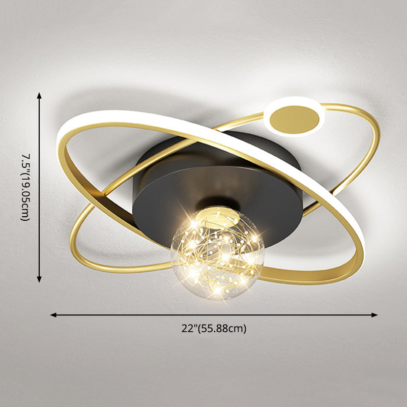 Lámpara de techo incorporada Lámpara LED creativa lámpara de dormitorio lámpara de restaurante