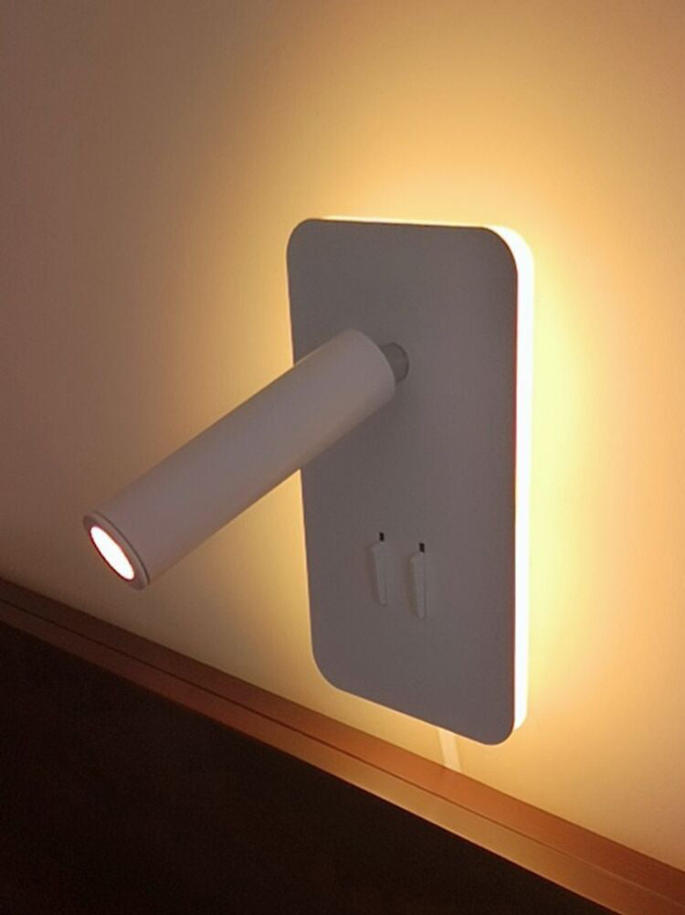 Moderner minimalistischer Stil Lesen Wandleuchte 2 Lichter Lesen Wandlampe für Schlafzimmer