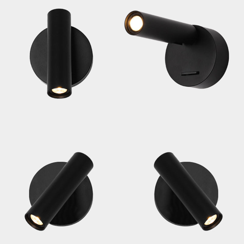 Modern Minimalist Style Reading Wall Light Metal 1 Light Reading Wall Lamp for Bedroom