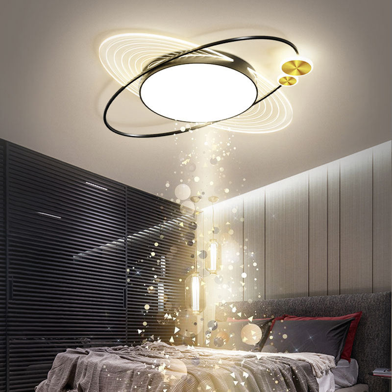 Ronde Flush Light Acryl Modern Flush Mount Plafond lichte armaturen voor slaapkamer