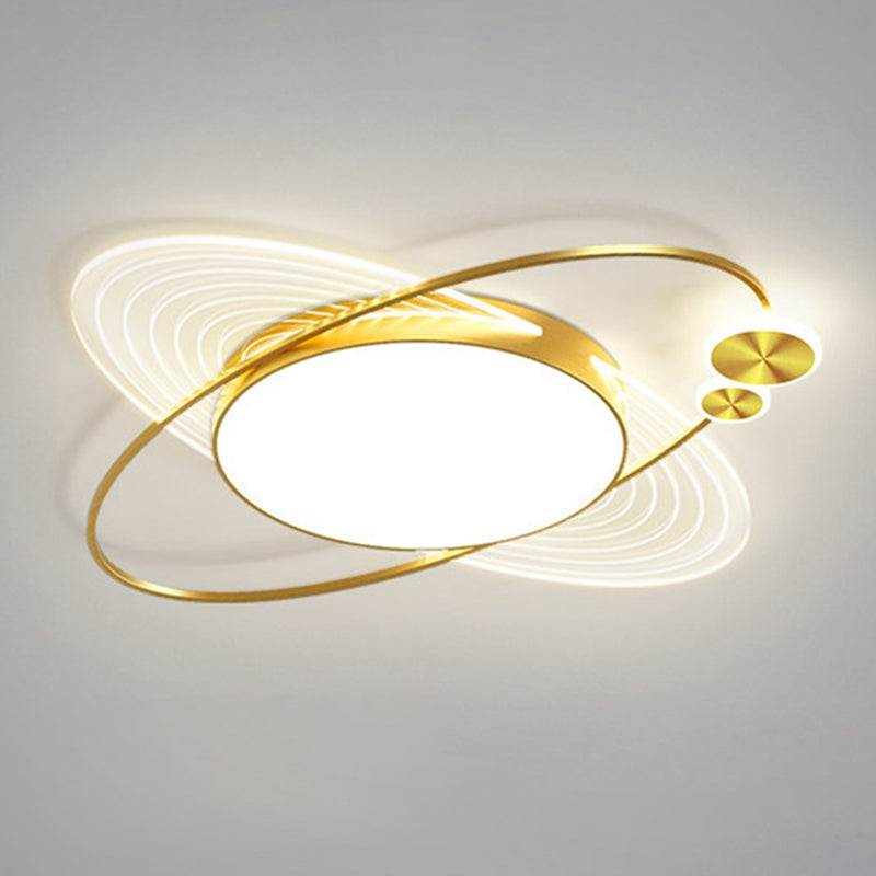 Ronde Flush Light Acryl Modern Flush Mount Plafond lichte armaturen voor slaapkamer