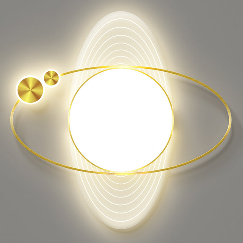 Ronde Flush Light Acryl Modern Flush Mount Plafond lichte armaturen voor slaapkamer