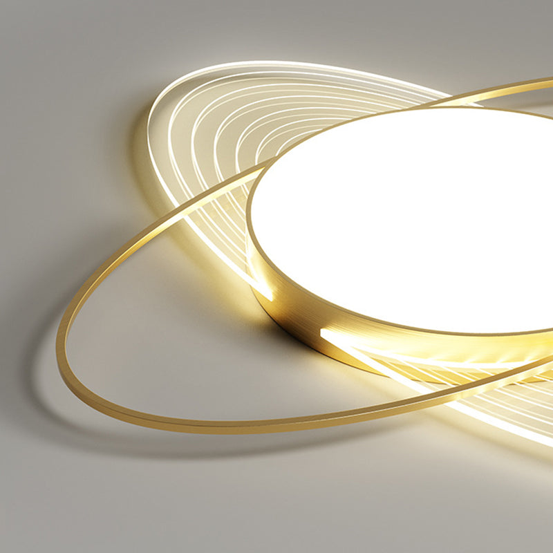 Ronde Flush Light Acryl Modern Flush Mount Plafond lichte armaturen voor slaapkamer