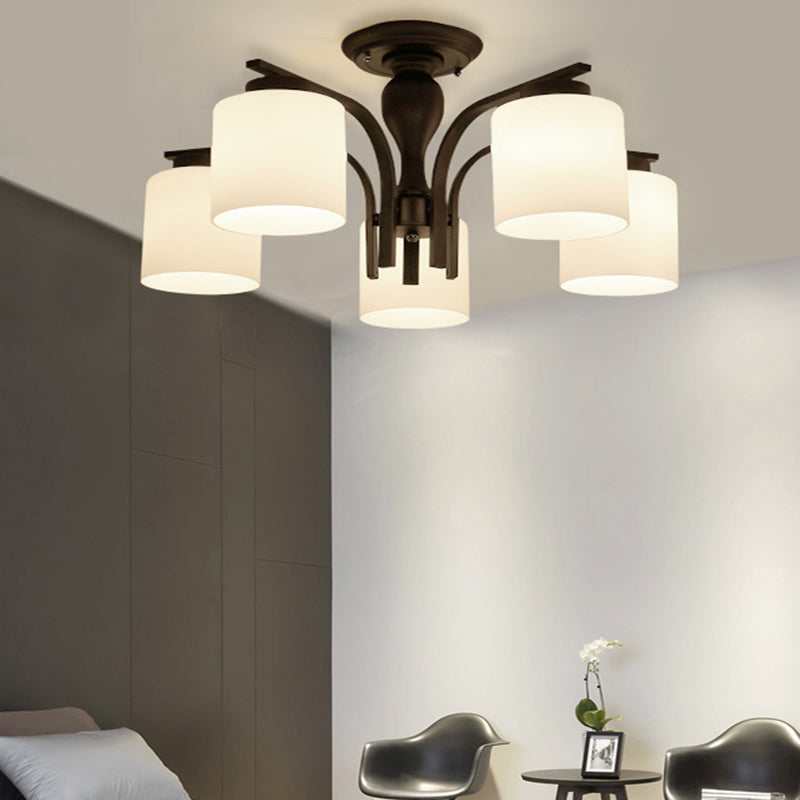 Sputnik Diseño de lámpara de techo de vidrio de vidrio Luz de techo