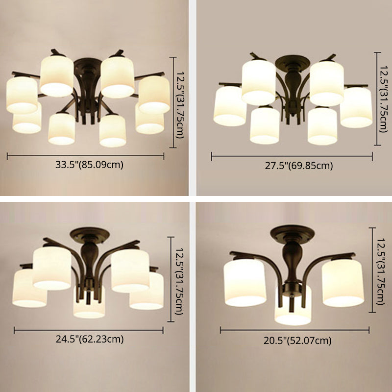 Sputnik Diseño de lámpara de techo de vidrio de vidrio Luz de techo