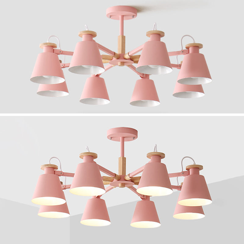 Modern Sputnik Design a filo a sfioramento del soffitto Lampade a filo a filo in metallo Luce del soffitto per camera da letto e sala da pranzo