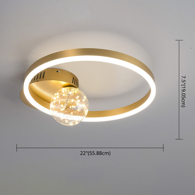Modern Minimalist Style Ceiling Light Fixture LED Light Bedroom Light Restaurant Light