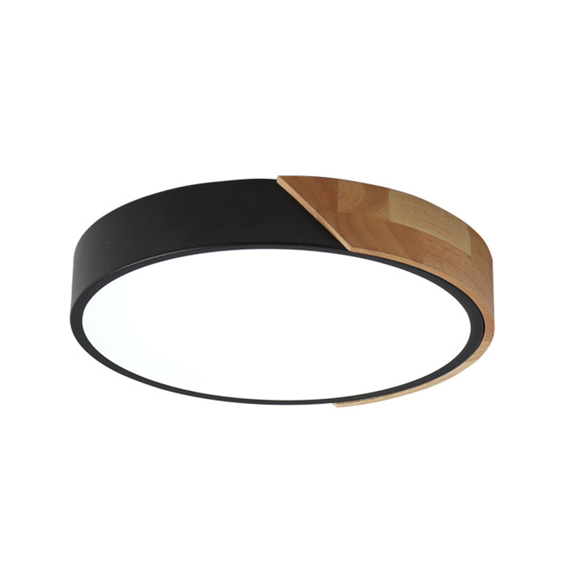 Ultra-thin Round Led Flush Mount Ceiling Light Modern Minimalist Macaron Style Aisle Balcony Bedroom Study Lamps