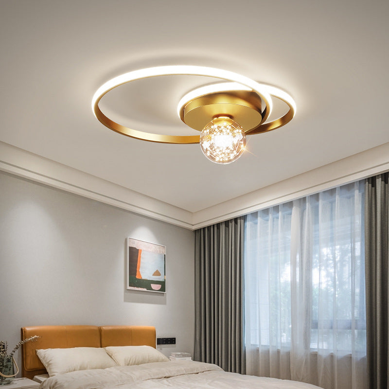 Lampe LED encastrée moderne, barre lumineuse créative pour chambre à coucher, Style moderne