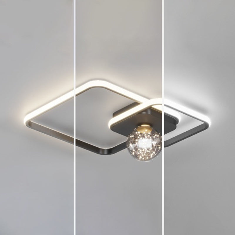 Lampe LED encastrée moderne, barre lumineuse créative pour chambre à coucher, Style moderne