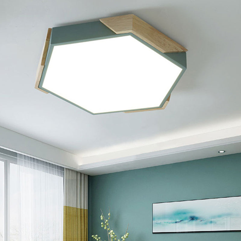 Macaron Color Flush Mount Cute Children's Room Bedroom Balcony Living Room Modern Minimalist Style Energy-saving Lamps