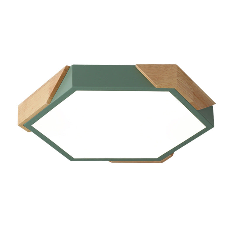 Macaron Color Flush Mount Cute Children's Room Bedroom Balcony Living Room Modern Minimalist Style Energy-saving Lamps