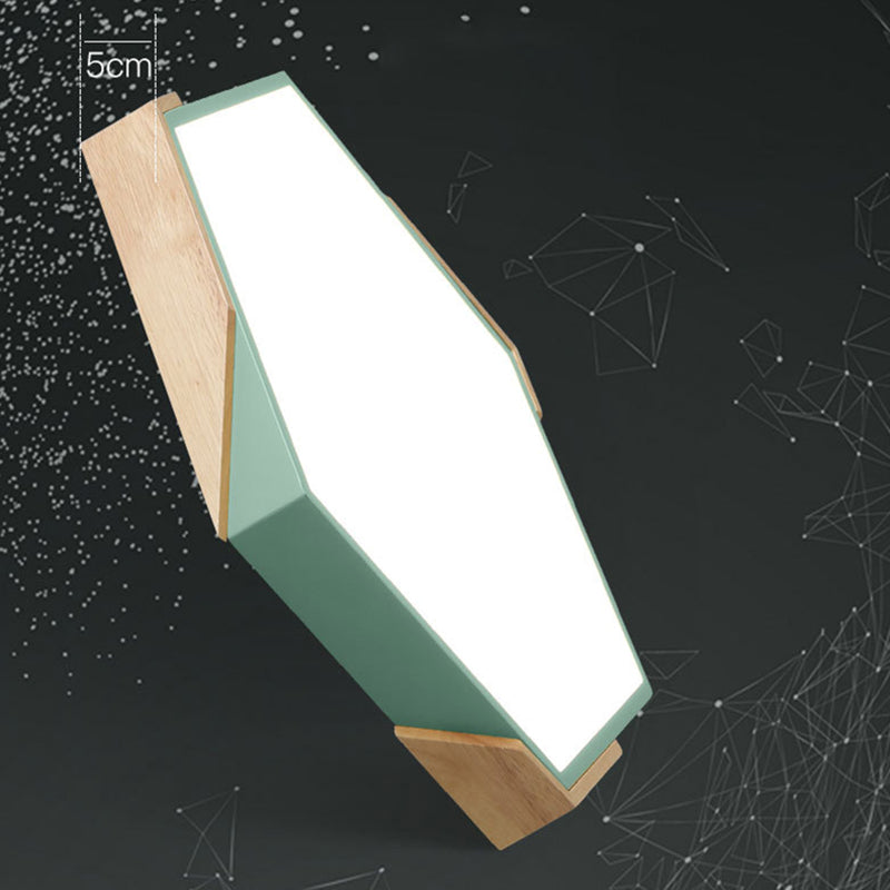 Macaron Color Flush Mount Cute Children's Room Bedroom Balcony Living Room Modern Minimalist Style Energy-saving Lamps