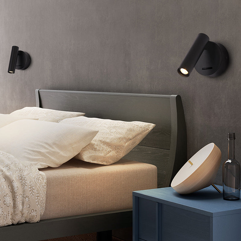 4.3 "H Simplicidad Lámpara de lectura LED LEITLE MODERNA MALLE DE MUALLA DE MUALLA CON BASE DE METAL REDUCTO