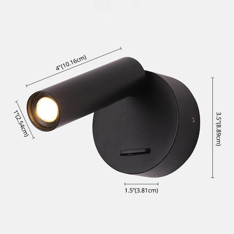 4.3 "H Simplicidad Lámpara de lectura LED LEITLE MODERNA MALLE DE MUALLA DE MUALLA CON BASE DE METAL REDUCTO