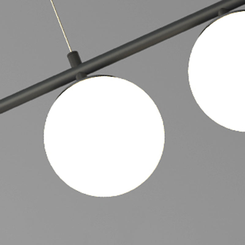 Global Dinning Room Island Chandelier Light Glass Modern-Style Island Ceiling Light