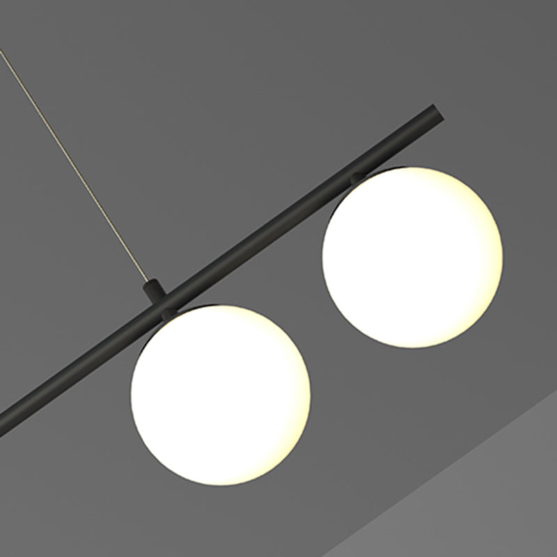 Sala da pranzo globale Isola Luce Light Glass Luce a soffitto in stile moderno